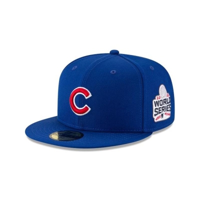 Sapca New Era Chicago Cubs MLB World Series Side Patch 59FIFTY Fitted - Albastri